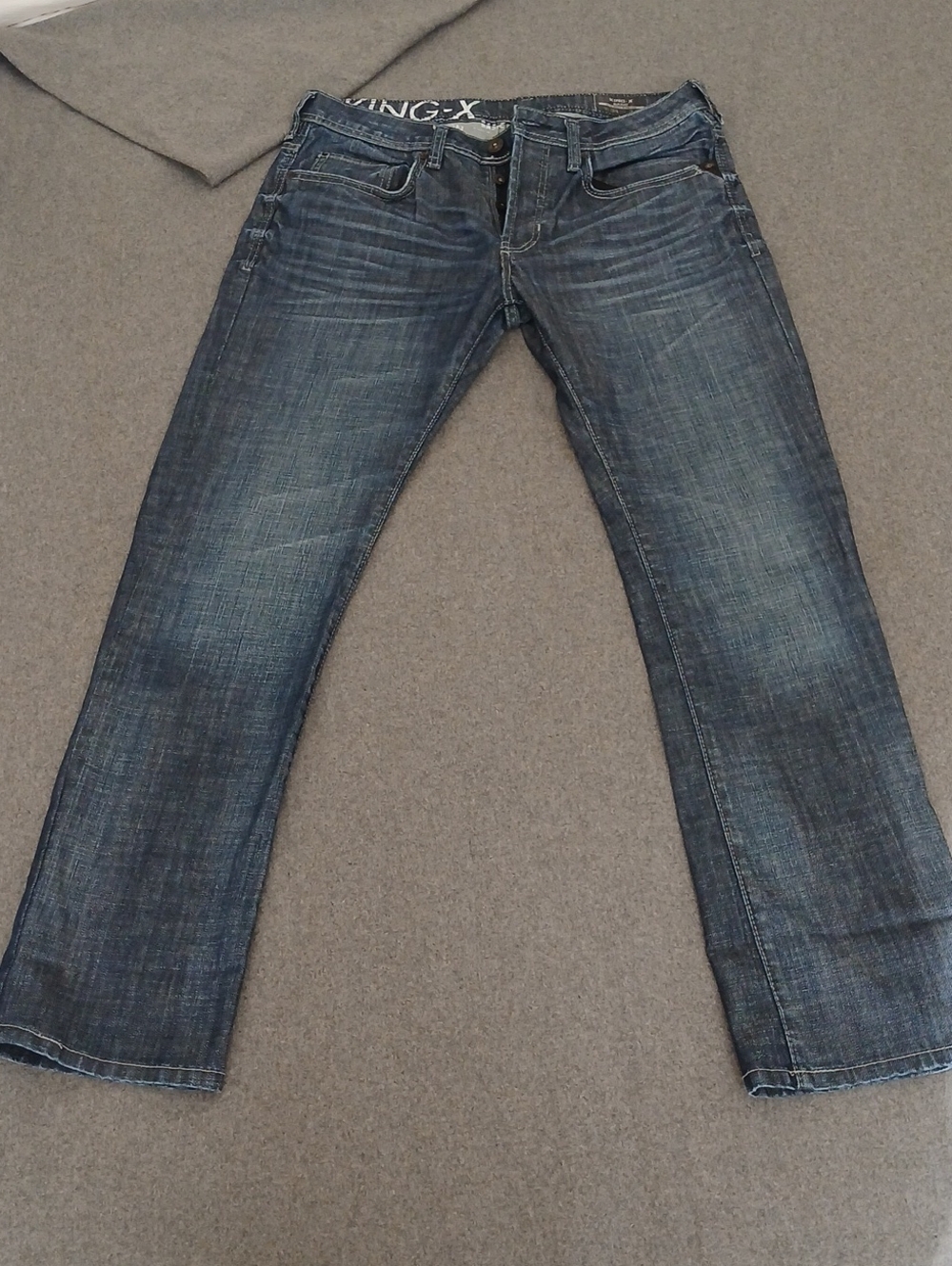 Buffalo David Bitton King X Men's Dark Wash Blue Bootcut Jeans 34x33